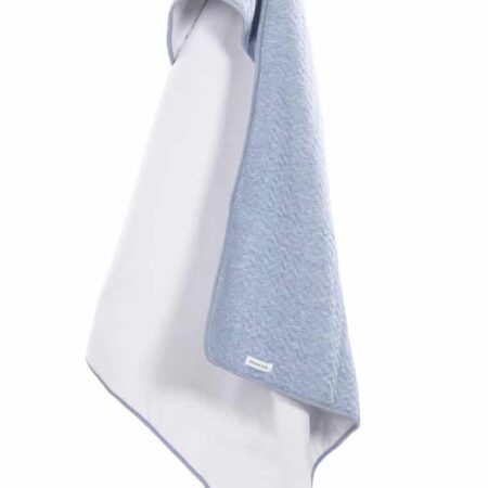 Poetree Kids - Omslagdoek (80x80cm) - Chevron Denim Blue