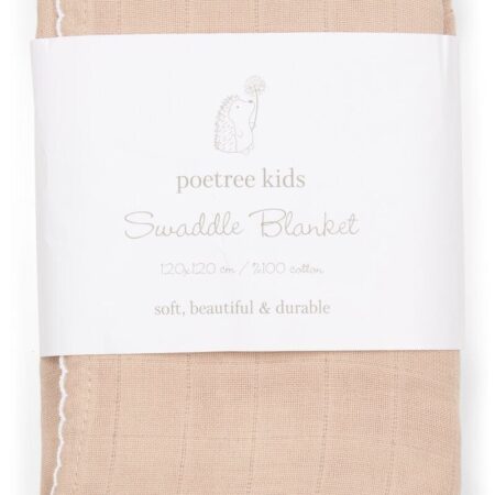 Poetree Kids - Swaddle Camel 120x120cm