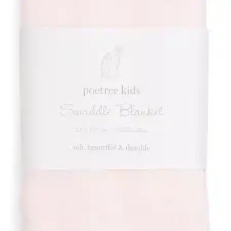 Poetree Kids - Swaddle Licht roze 120x120cm