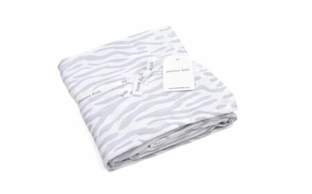 Poetree Kids - Swaddle Zebra print 120x120cm