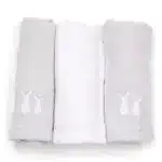Poetree Kids - Tetra doekjes grijs/wit/grijs 60x60cm