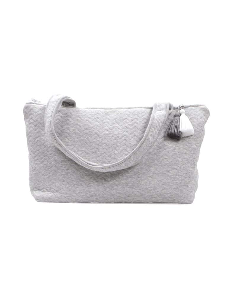 Poetree Kids - Verzorgingstas /Mommy bag - Chevron Light Grey