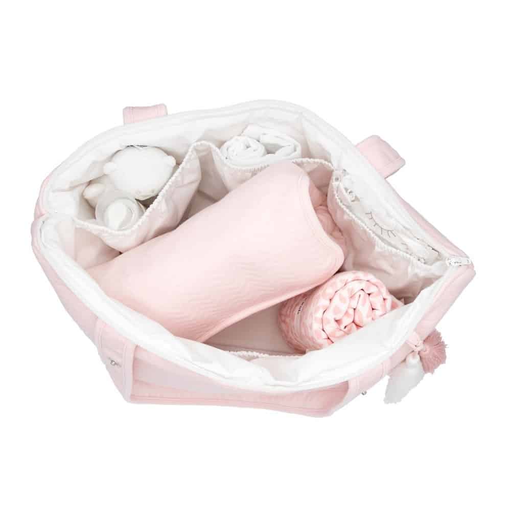Poetree Kids - Verzorgingstas /Mommy bag - Chevron Light Pink