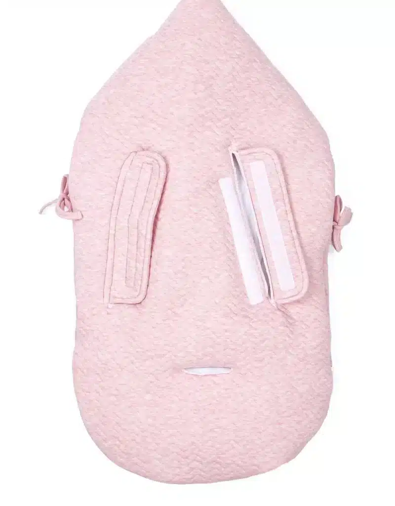 Poetree Kids - Voetenzak/Engelennestje 5-punts gordel - Chevron Pink