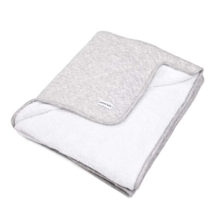 Poetree Kids - Wiegdeken 80x100cm - Chevron Light Grey