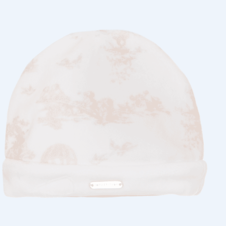 Pompetitpom - Mutsje velours - Pink Toile