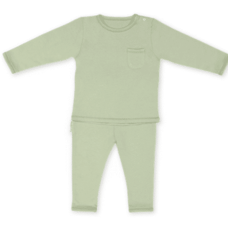 Puckababy - Pajamas 6-12M - Cotton - Olive