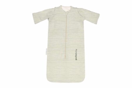 Puckababy - The Bag Newborn < 6 M | 70 CM - Cotton - Green Stripes