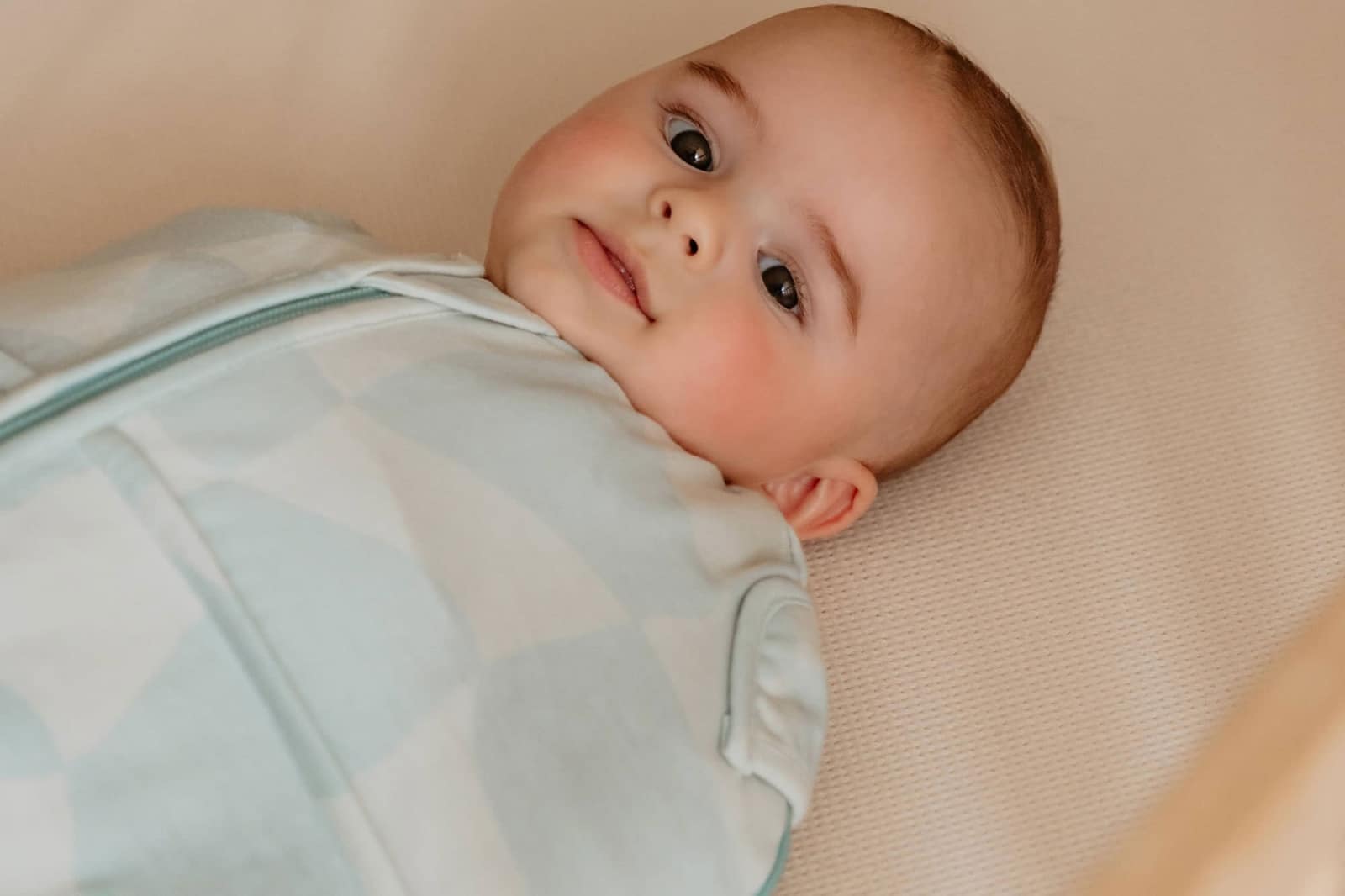 Puckababy - The Original - Mini 3/6 M - Cute Cubes - Cotton