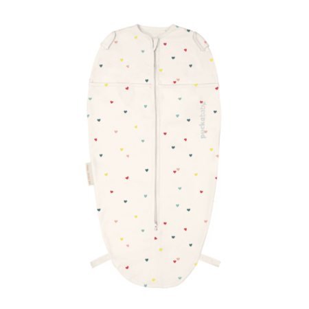 Puckababy - The Original - Mini 3/6 M - Hearts Confetti - Cotton