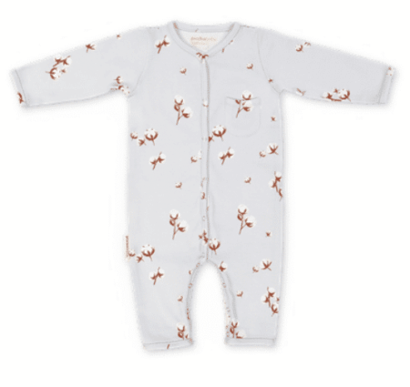 Puckababy Sleepsuit 0-3M - Cotton - Cotton Flower