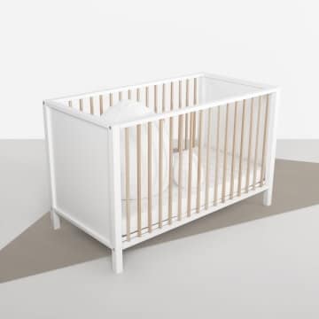 Quax - Bed Nordic 120 * 60 Cm - White & Naturel