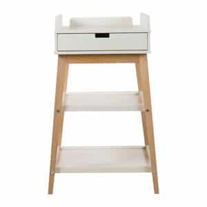 Quax - Luiertafel Hip + Lade - Clay/Naturel