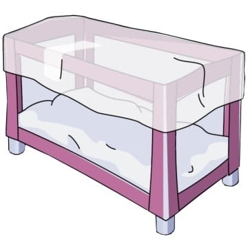 Quax - Muggennet Voor Reisbed