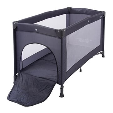 Quax - Reisbedje 120*60 Cm Zipper - Black