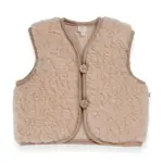 Quax - Teddy Vest 3-6M - 100% Merino Wool - Nutmeg