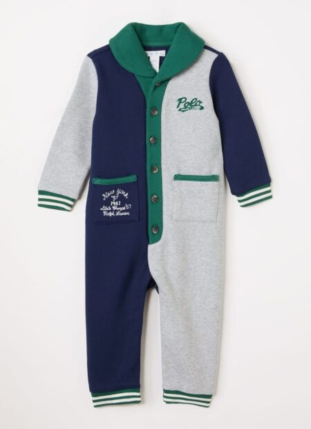 Ralph Lauren - Babypak met logoborduring - Navy/green