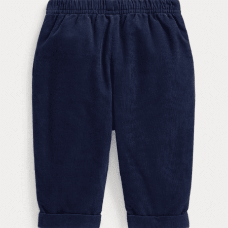 Ralph Lauren - Losse katoenen corduroy broek - Marineblauw