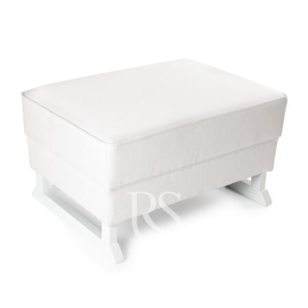 Rocking Seats - Bliss Footstool - snow white, white legs