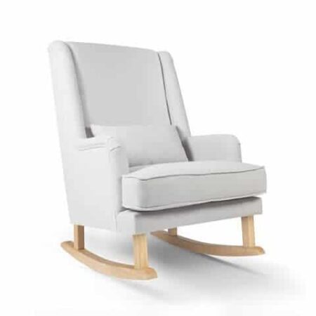 Rocking Seats - Bliss Rocker - silver grey, natural legs