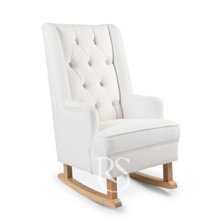 Rocking Seats - Kids Schommelstoel Royal Rocker Snow White. Natural Legs