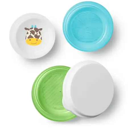 SKIP HOP - Smart Serve 3 pk. Bowls - Giraffe