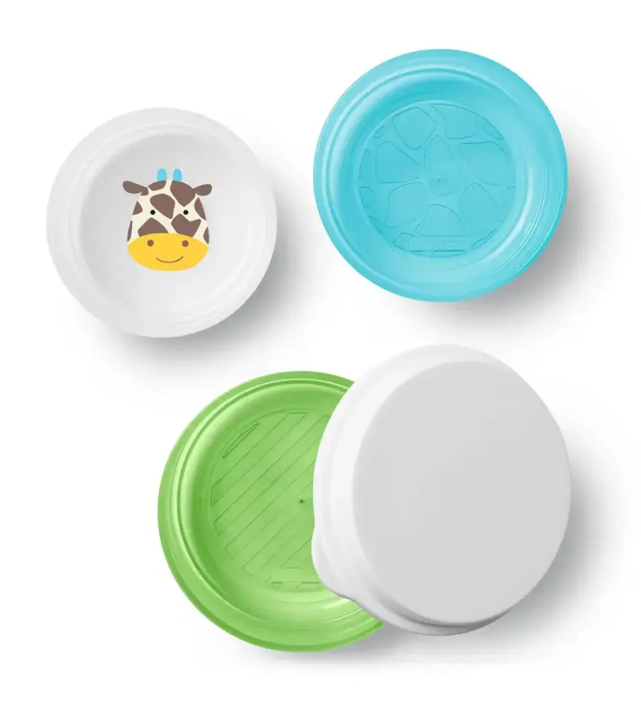 SKIP HOP - Smart Serve 3 pk. Bowls - Giraffe