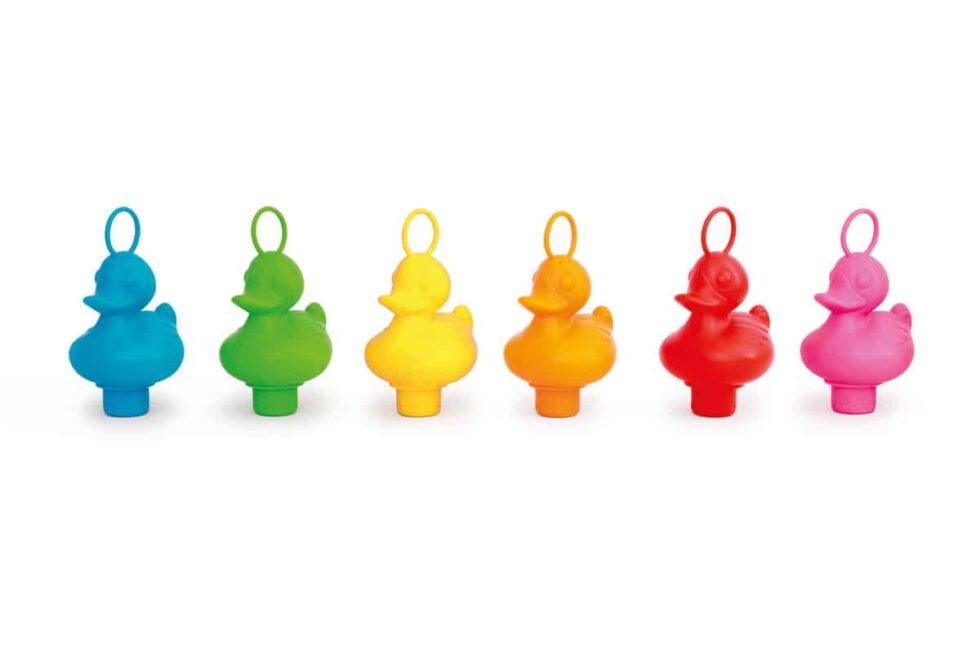 Scratch  - Active Play: KERMISEEND 'REGENBOOG' 7x6x9cm met ring 2.5cm, gemengde kleuren, de kleurencombinatie kan wijzigen, 1+