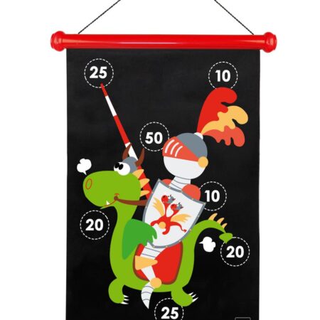 Scratch  - Active Play: MAGNETISCHE DARTS Ridder 36x55cm, 2-zijdig bedrukt, in tube, 5+