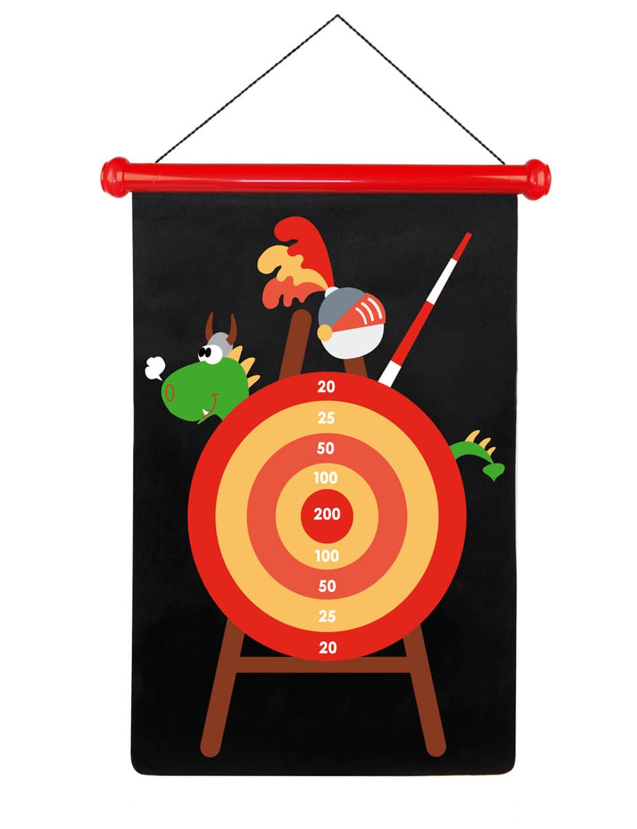 Scratch  - Active Play: MAGNETISCHE DARTS Ridder 36x55cm, 2-zijdig bedrukt, in tube, 5+