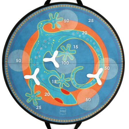 Scratch - Active Play: DISKER GAME magnetisch / Salamander diam.60cm, met 3 magnetische diskers, in doos 61x31x2cm, 3+