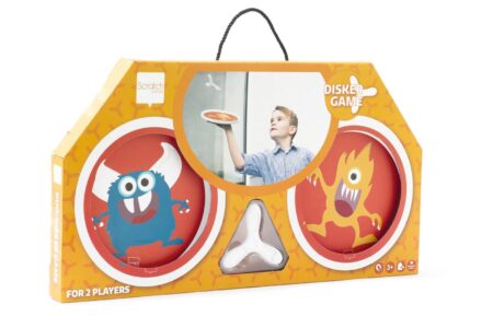 Scratch - Active Play: HAND-DISKER DUO / Monsters diam.20cm, met 1 magnetische disker, in doos, 3+