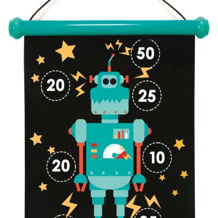 Scratch - Active Play: MAGNETISCHE DARTS medium / Robot 40x31cm, 2-zijdig bedrukt, in tube, 5+