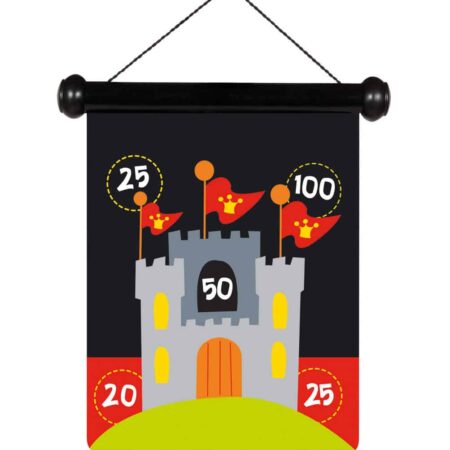 Scratch - Active Play: MAGNETISCHE DARTS small / Ridder 24x30cm, 2-zijdig bedrukt, in tube, 5+