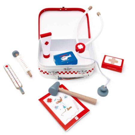 Scratch - Classics: DOKTERSTASJE 19x14x7cm, met 8 stuks, 3+