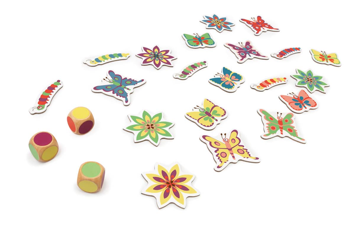 Scratch - Compact Game: CATCH-A-BUTTERFLY, in vormendoos 13x10,8x3,5cm, 3+