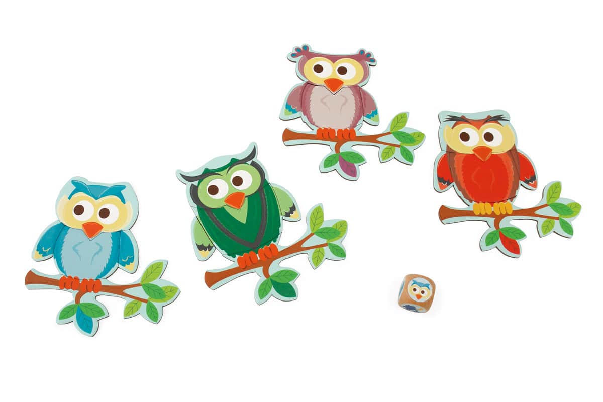 Scratch - Compact Game: OWL PUZZLING GAME, in vormendoos 12,5x14x3,5cm, 3+