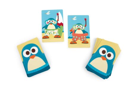 Scratch - Compact Game: PENGUIN MATCH, in 16x10x3,5cm, 5+