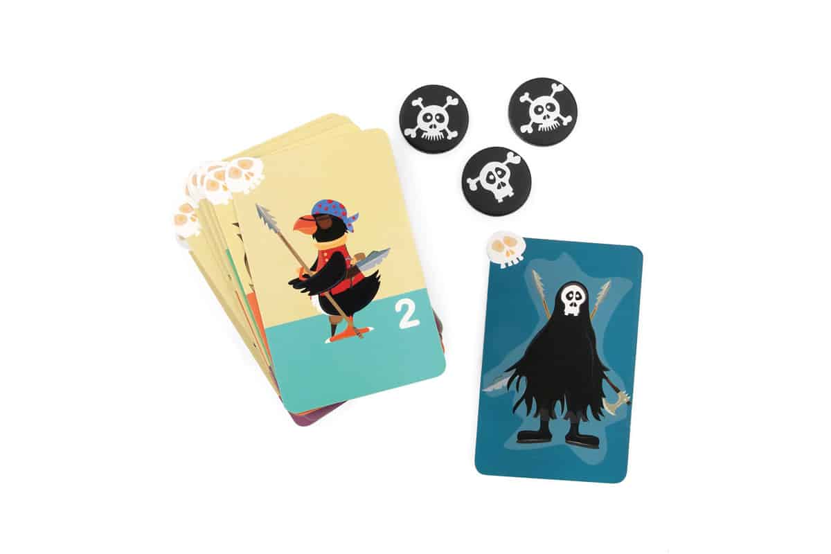 Scratch - Compact Game: PIRATENZOEKTOCHT, met 3 verschillende spelletjes, in vormendoos 12.5x12x3.5cm, 4+