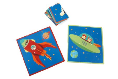 Scratch - Compact Game: SPACE RACE, in vormendoos 15.5x9.9x3.5cm, 4+
