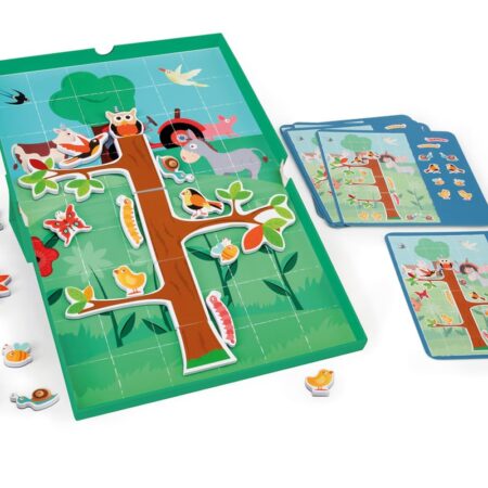 Scratch - EduLogic Box: FARM FUN 25.5x23x2cm (gesloten), 25.5x38x2cm (open), magnetisch, met 20 uitdagingen en 2 niveaus, 4+