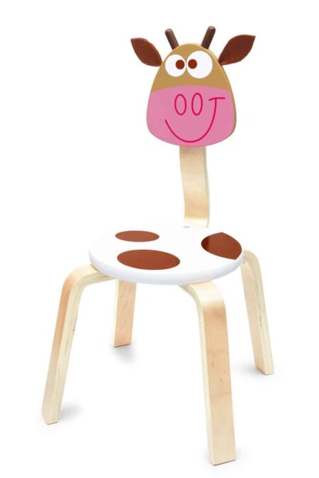 Scratch  - Meubels: STOEL KOE Marie 33x33x65cm, zithoogte 28cm, zitvlak diam.26,5cm , max. 50kg, in doos, 3+