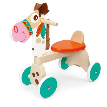 Scratch  - Mobiliteit: 4-WHEEL WALKER INDIAANSE PONY 62x25x50cm, max. 25kg, in doos, 1-3 jaar