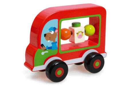 Scratch  - Preschool: MIJN EERSTE AUTO met beer 14x6.5x11cm, in doos, 12m+