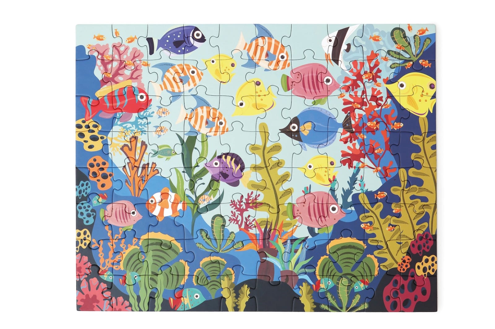Scratch - Puzzel Magnetisch: MYSTERY - OCEAAN 80pcs, met loep met rode filter 24,5x30,5cm (gesloten), 52,3x30,5cm (open), 2-in-1: puzzel en ontdek, 4+