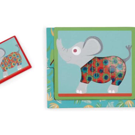 Scratch - Solo Game: PYJAMA PARTY 13,25x11cm, een solo-visueelspel met 40 opdrachten en 4 niveaus, in vormendoos 20,5x17x3,5cm, 4+