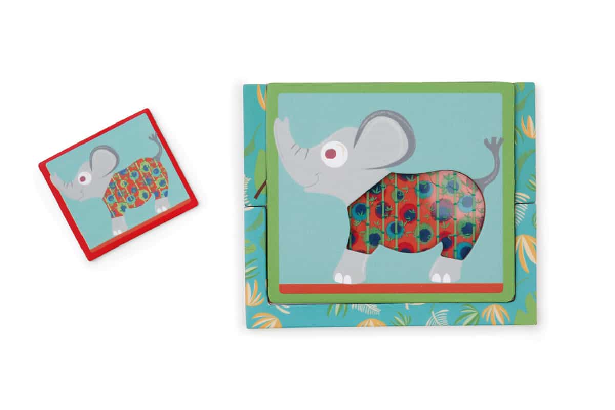 Scratch - Solo Game: PYJAMA PARTY 13,25x11cm, een solo-visueelspel met 40 opdrachten en 4 niveaus, in vormendoos 20,5x17x3,5cm, 4+