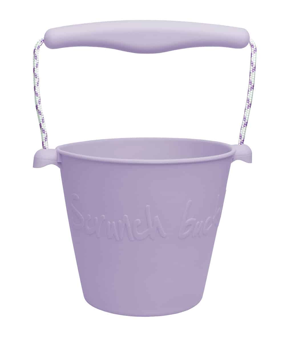 Scrunch - EMMER lichtpaars diam.15cm, 1.5l inhoud, handvaten met touw, opvouwbaar, 100% siliconen, recycleerbaar, 12m+