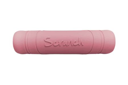 Scrunch - FLYER oud roze diam.18x0,5cm, opvouwbaar, 100% siliconen, recycleerbaar, 3+