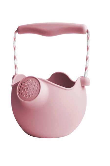 Scrunch - GIETER oud roze diam.12x10cm, handvaten met touw, opvouwbaar, 100% siliconen, recycleerbaar, 12m+